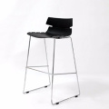 Procurement Service New Design Adjustable Chrome Legs PU Seats Swivel Bar Stool Chair